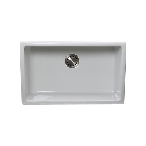 Nantucket 30 x18 Dual Mount Italian made Fireclay Sink Orleans3018