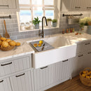 Nantucket 33" Granite Composite Reversible Farmhouse Kitchen Sink PR-FHPS3320W