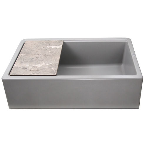 Nantucket 33" Granite Composite Reversible Farmhouse Kitchen Sink PR-FHPS3320GR