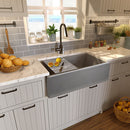 Nantucket 33" Granite Composite Reversible Farmhouse Kitchen Sink PR-FHPS3320GR