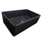 Nantucket 33 Inch Farmhouse Fireclay Sink with Matte Black Finish FCFS3320S-MatteBlack