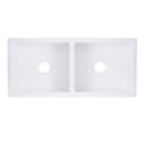 Nantucket 39 Inch Fireclay Farmhouse Apron Sink Chatham-39-DBL