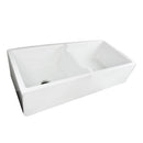 Nantucket 39 Inch Fireclay Farmhouse Apron Sink Chatham-39-DBL