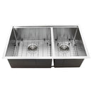 Nantucket Pro Series 32" Stainless Steel Workstation Kitchen Sink 16 Gauge 50/50 Double Bowl SR-PS-3219-DE-16