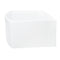 Nantucket Sinks' 30 Inch White Farmhouse Fireclay Sink with Curved Apron Front FCFS3020CA-W