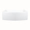 Nantucket Sinks' 30 Inch White Farmhouse Fireclay Sink with Curved Apron Front FCFS3020CA-W