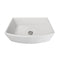 Nantucket Sinks' 30 Inch White Farmhouse Fireclay Sink with Curved Apron Front FCFS3020CA-W