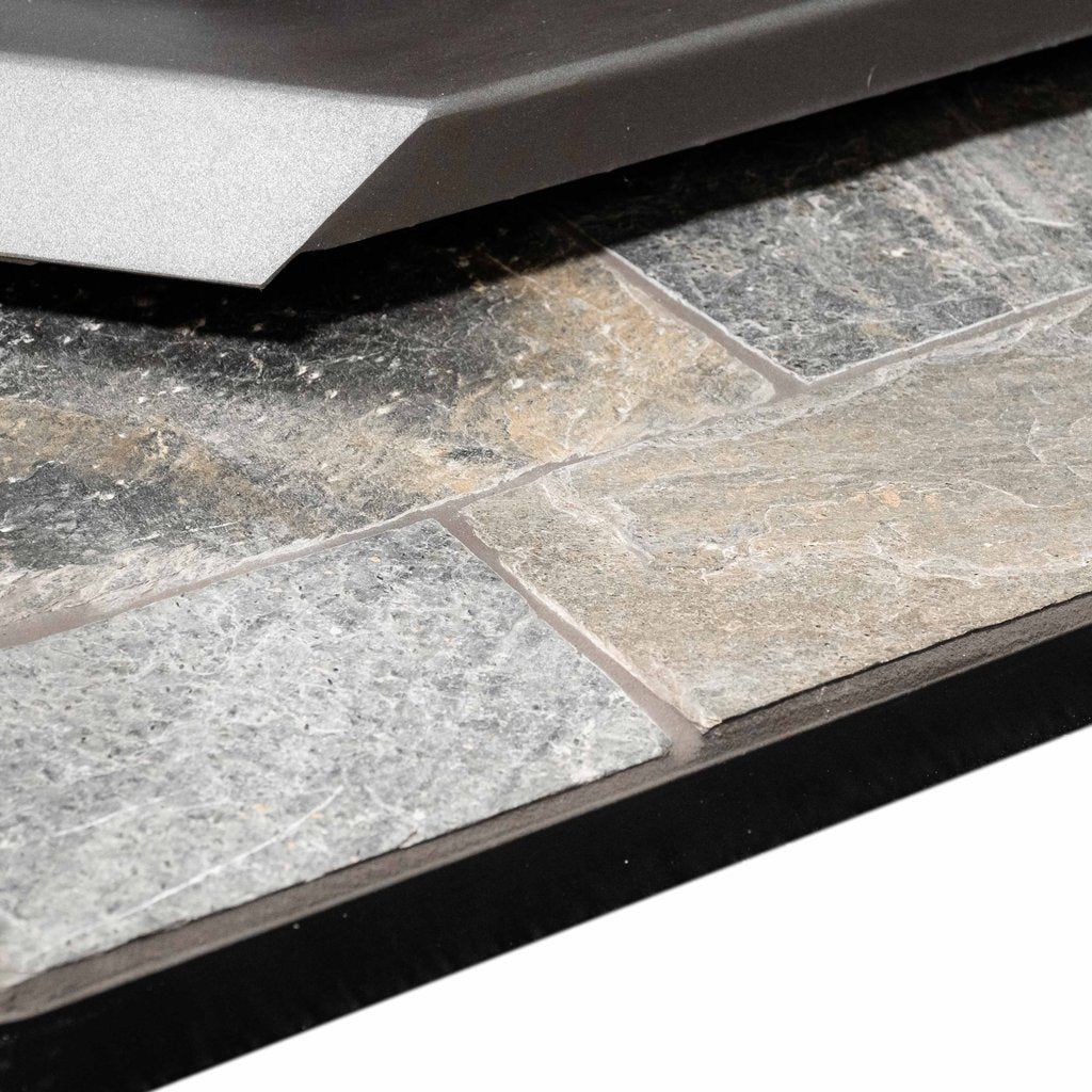 ComfortBilt Natural Silver Slate Flatwall Hearth Pad