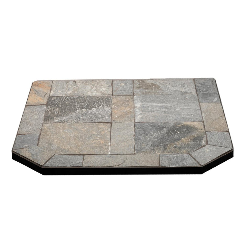 ComfortBilt Natural Silver Slate Flatwall Hearth Pad