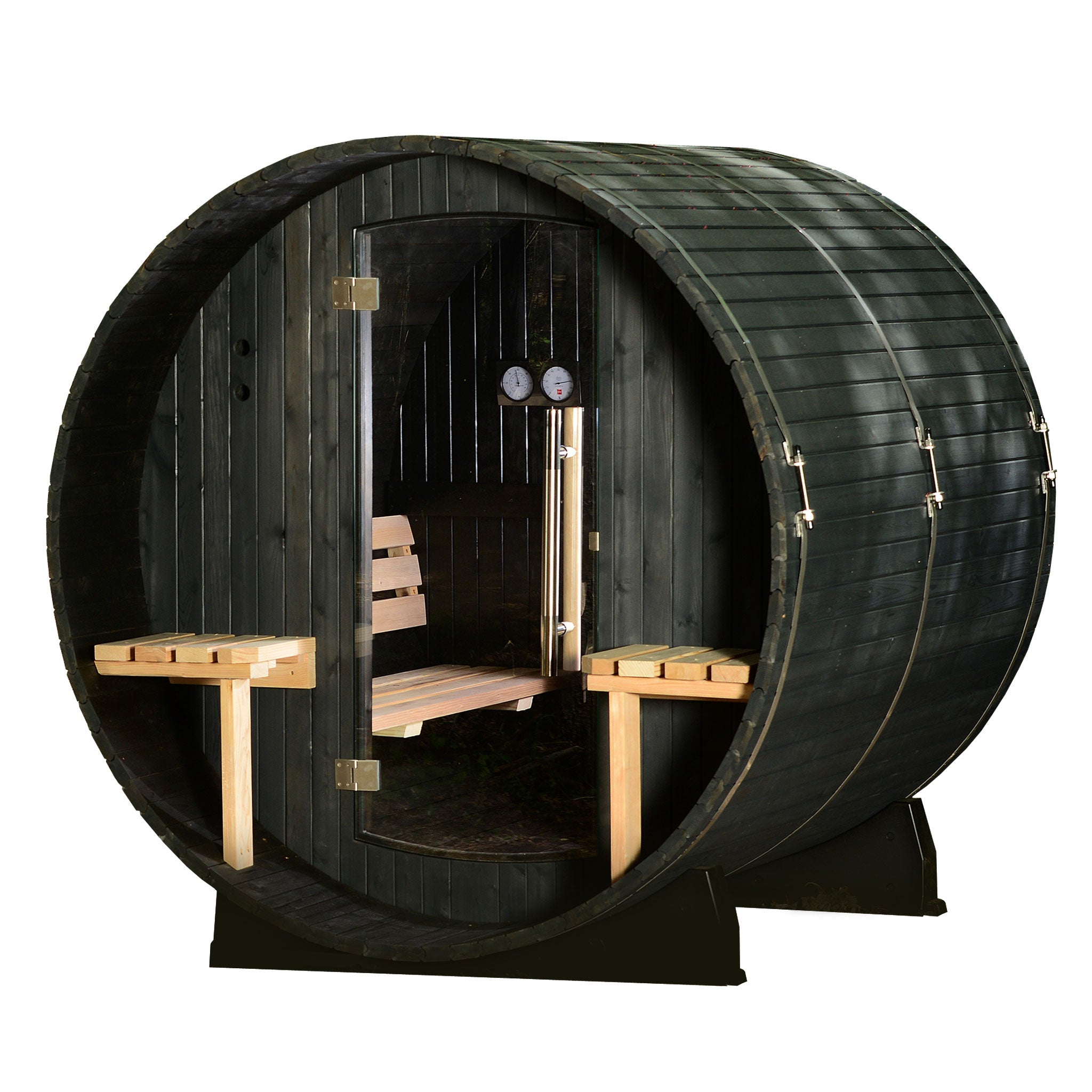 Almost Heaven Audra 2-4 Person Canopy Barrel Sauna