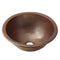 Native Trails Paloma Round Hand Hammered Bathroom Sink