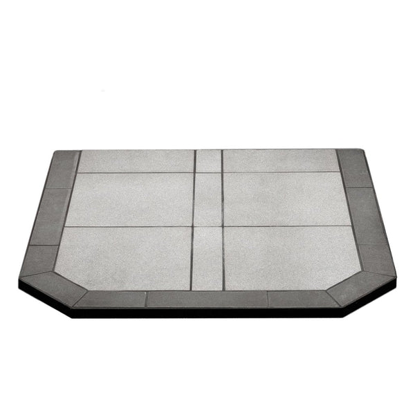 ComfortBilt Pewter Rock Flatwall Hearth Pad