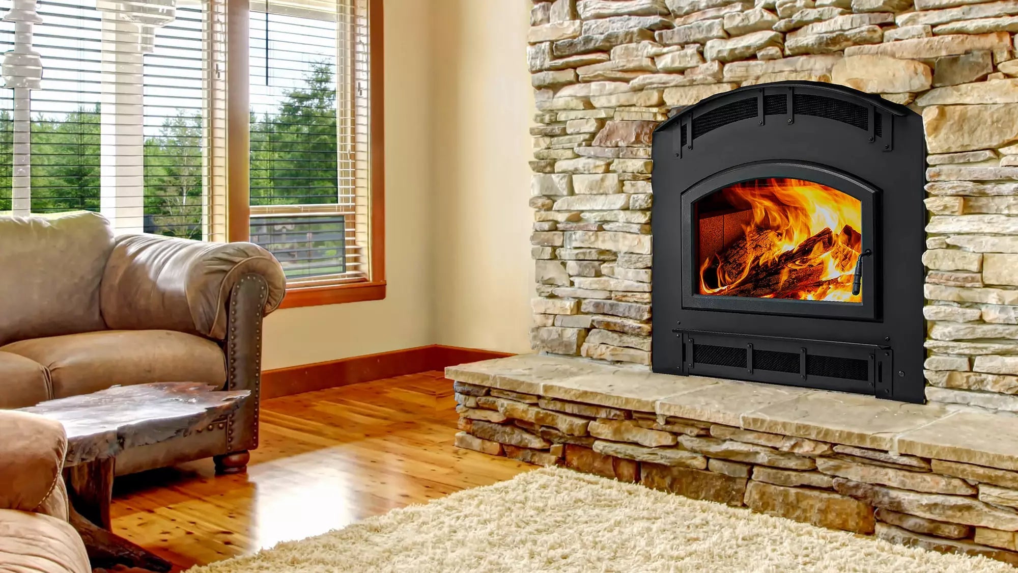 Heat & Glo Pioneer III Wood-Burning Fireplace