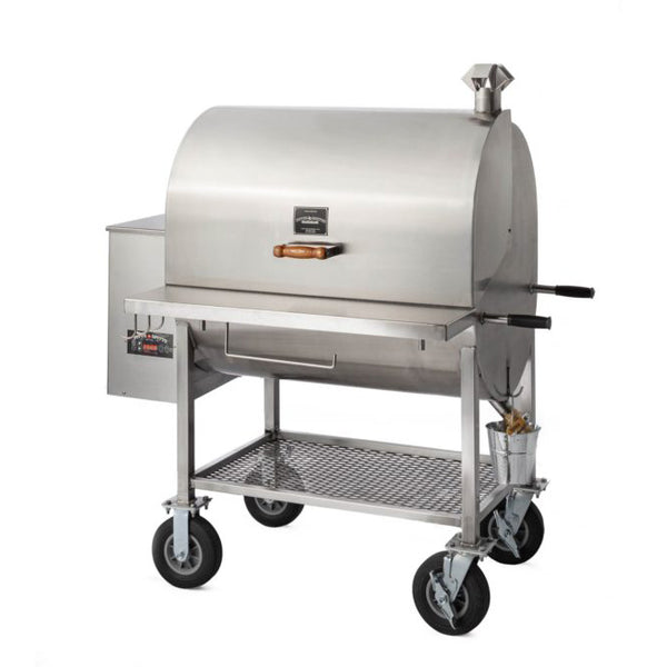 Pitts and Spitts Stainless Steel Maverick 2000 Wood Pellet Grill