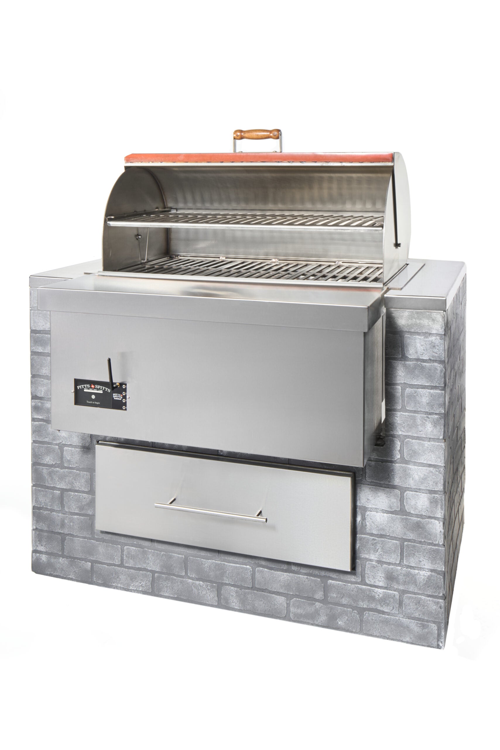 Pitts and Spitts Built-In Pellet Grill