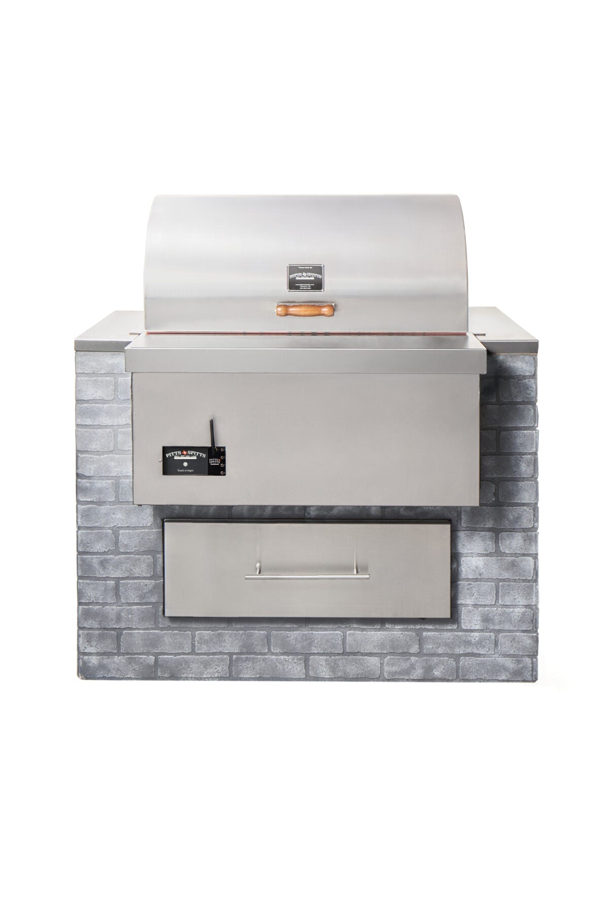 Pitts and Spitts Built-In Pellet Grill