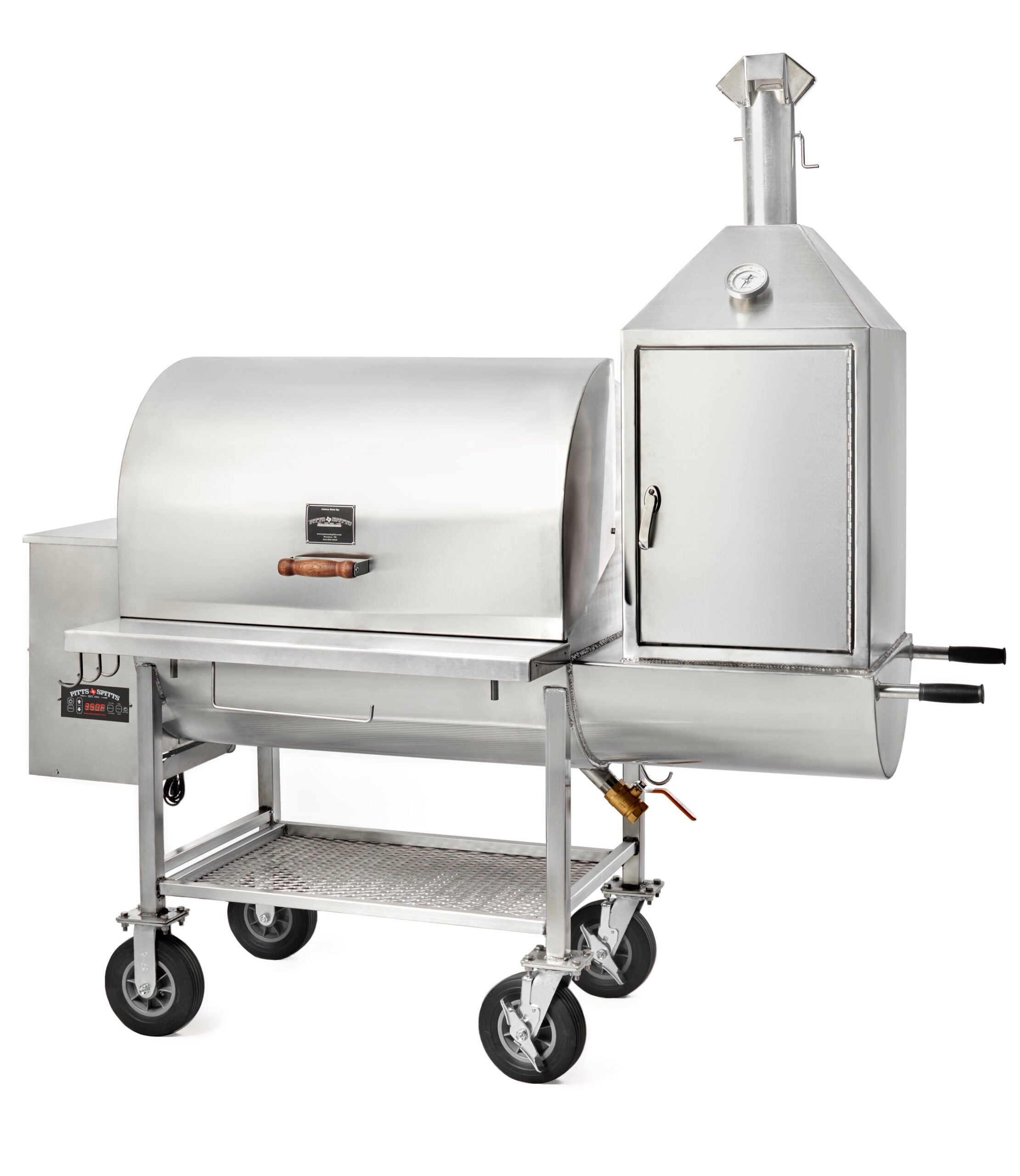 Pitts and Spitts Stainless Steel Maverick 2000 w/ Upright Smokebox