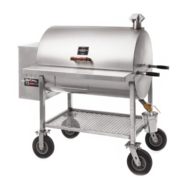 Pitts and Spitts Stainless Steel Maverick 1250 Wood Pellet Grill