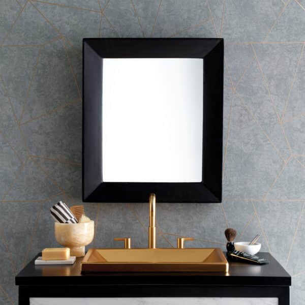 Native Trails Portola NativeStone Rectangle Concrete Small Mirror