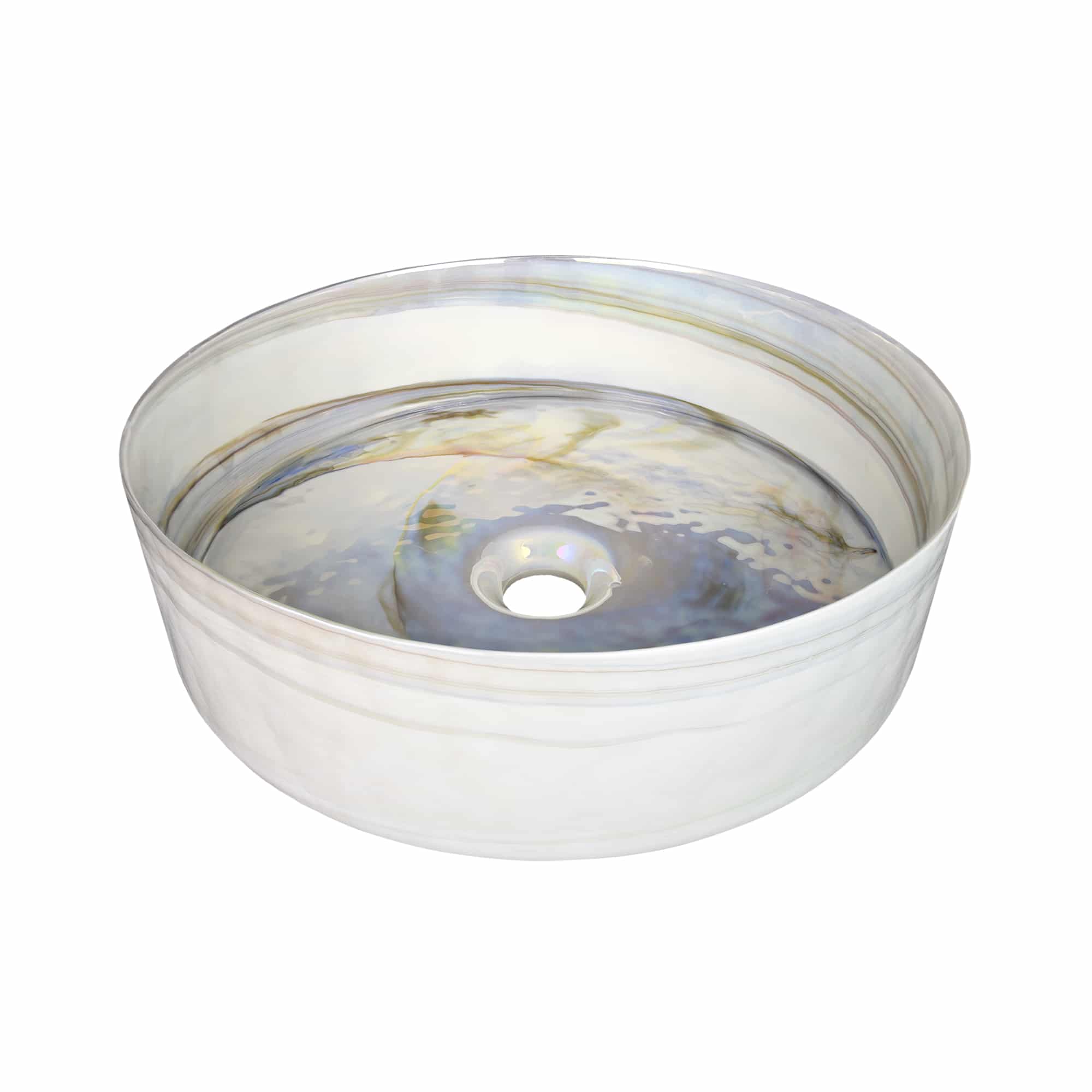 Native Trails Positano Glass Vessel Bathroom Sink