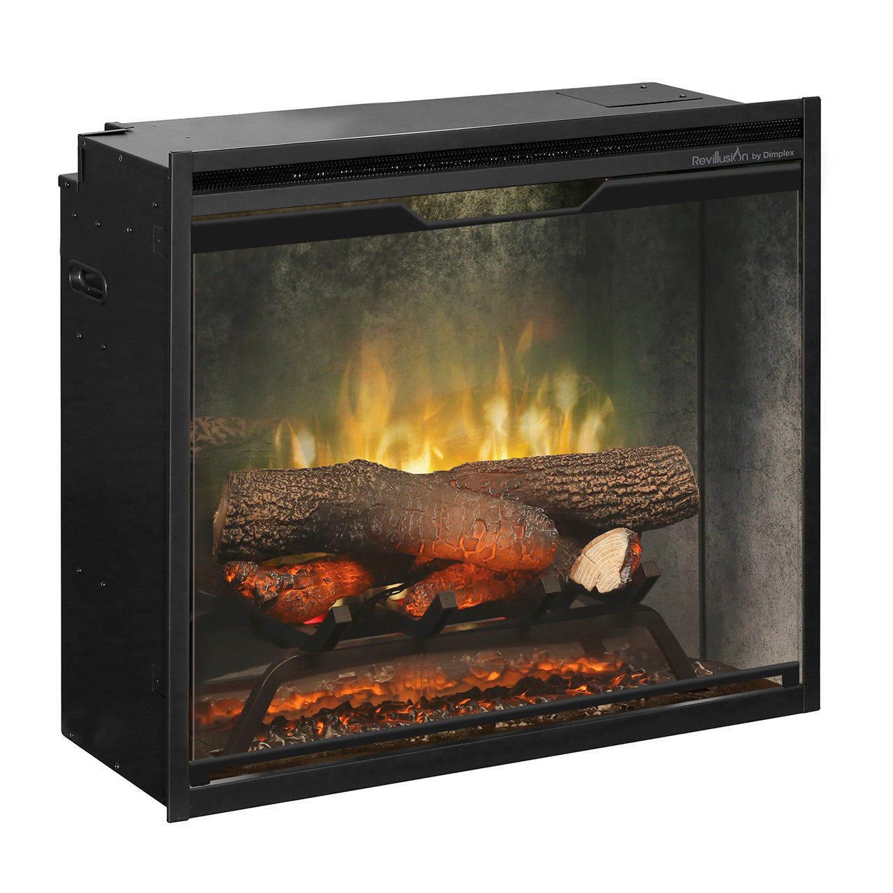 Dimplex Revillusion 24-Inch Built-In Electric Fireplace - Weathered Concrete - RBF24DLXWC