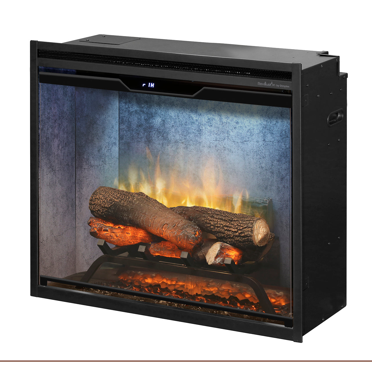 Dimplex Revillusion 24-Inch Built-In Electric Fireplace - Weathered Concrete - RBF24DLXWC