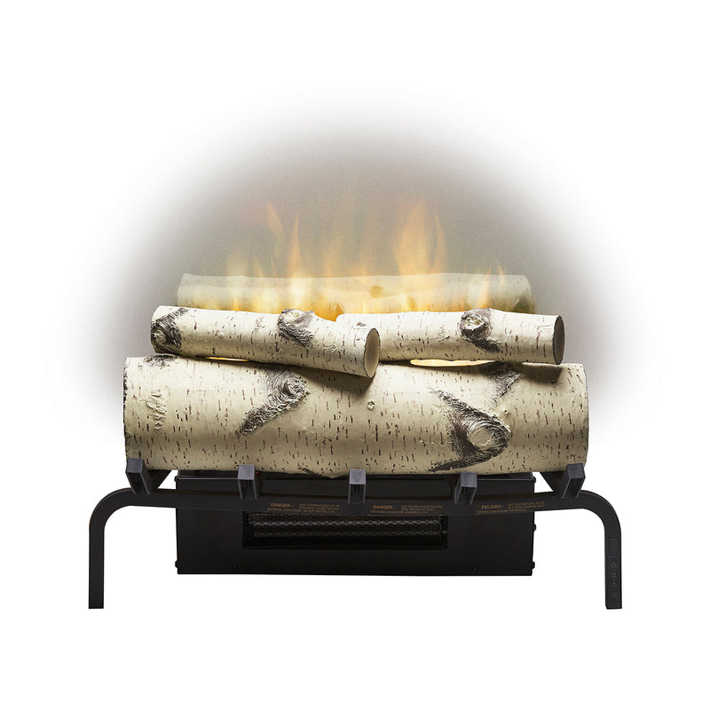 Dimplex Revillusion 20-inch Electric Fireplace Birch Log Set With Ash Mat - RLG20BR