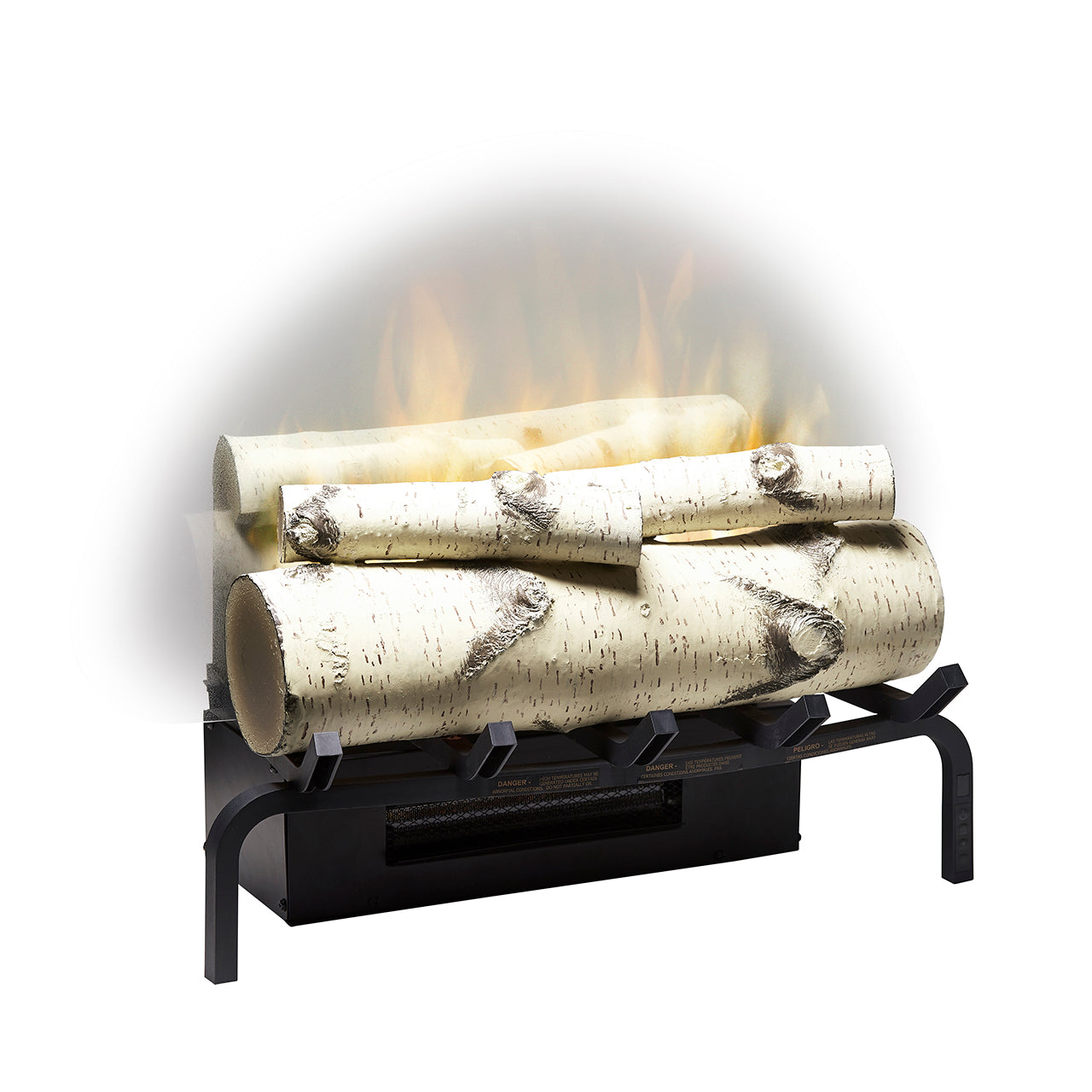 Dimplex Revillusion 20-inch Electric Fireplace Birch Log Set With Ash Mat - RLG20BR