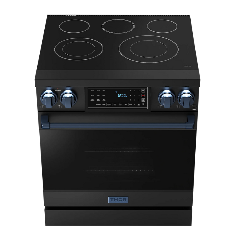 Thor Kitchen 36-Inch Professional Gas Range with Tilt Panel Touch Control in Black with Bronze Trim RSG36B-BRZLP