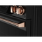 Thor Kitchen 30-Inch Professional Electric Range with Tilt Panel Touch Control in Black with Rose Gold Trim (RSE30B-RSG)