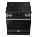 Thor Kitchen 30-Inch Professional Electric Range with Tilt Panel Touch Control in Black with Stainless Steel Trim (RSE30B-SS)