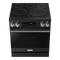 Thor Kitchen 30-Inch Professional Electric Range with Tilt Panel Touch Control in Black with Stainless Steel Trim (RSE30B-SS)