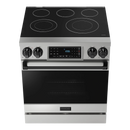 Thor Kitchen 30-Inch Professional Electric Range with Tilt Panel Touch Control in Stainless Steel with Black Trim (RSE30-BLK)