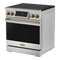 Thor Kitchen 30-Inch Professional Electric Range with Tilt Panel Touch Control in Stainless Steel with Bronze Trim (RSE30-BRZ)