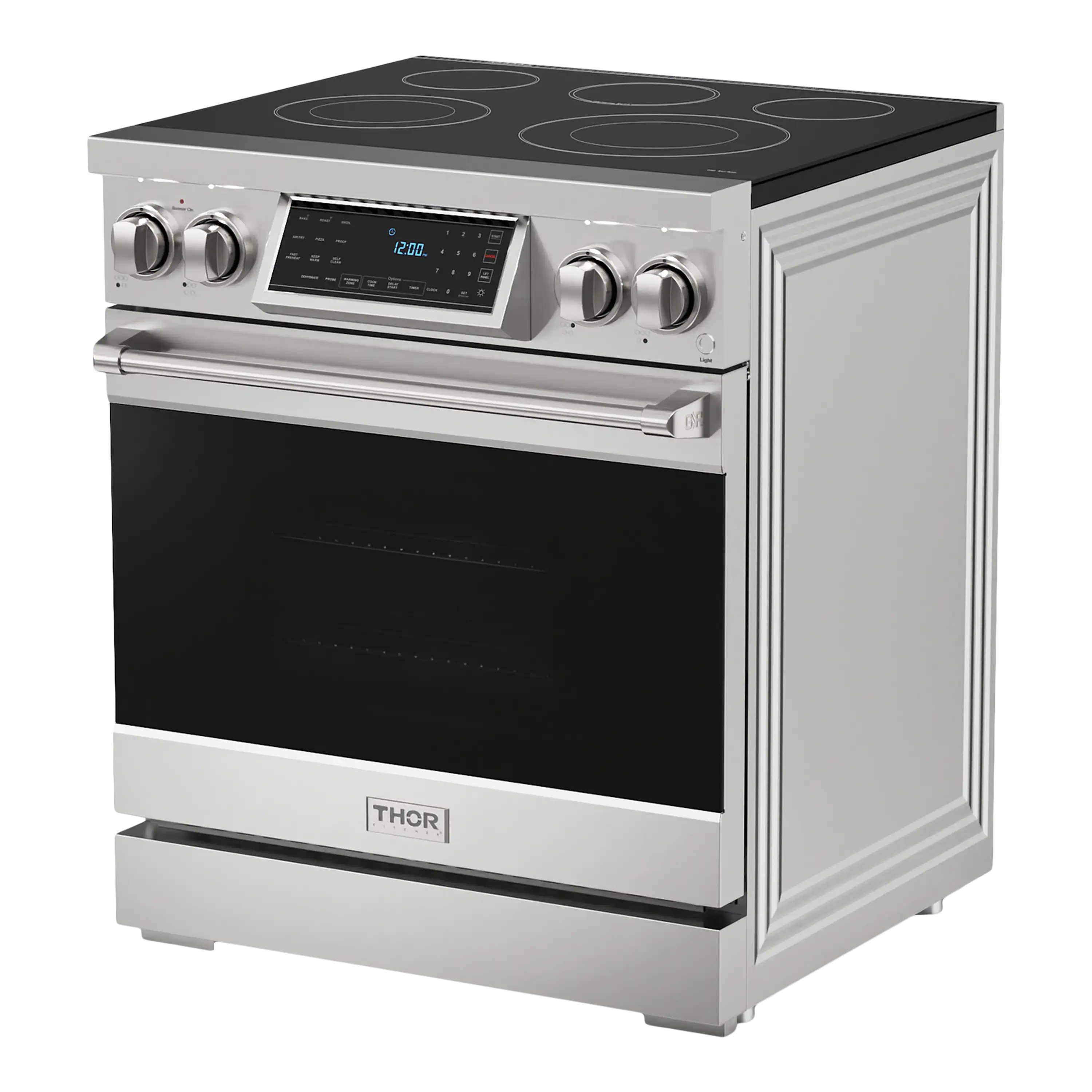 Thor Kitchen 30-Inch Professional Electric Range with Tilt Panel Touch Control in Stainless Steel (RSE30)