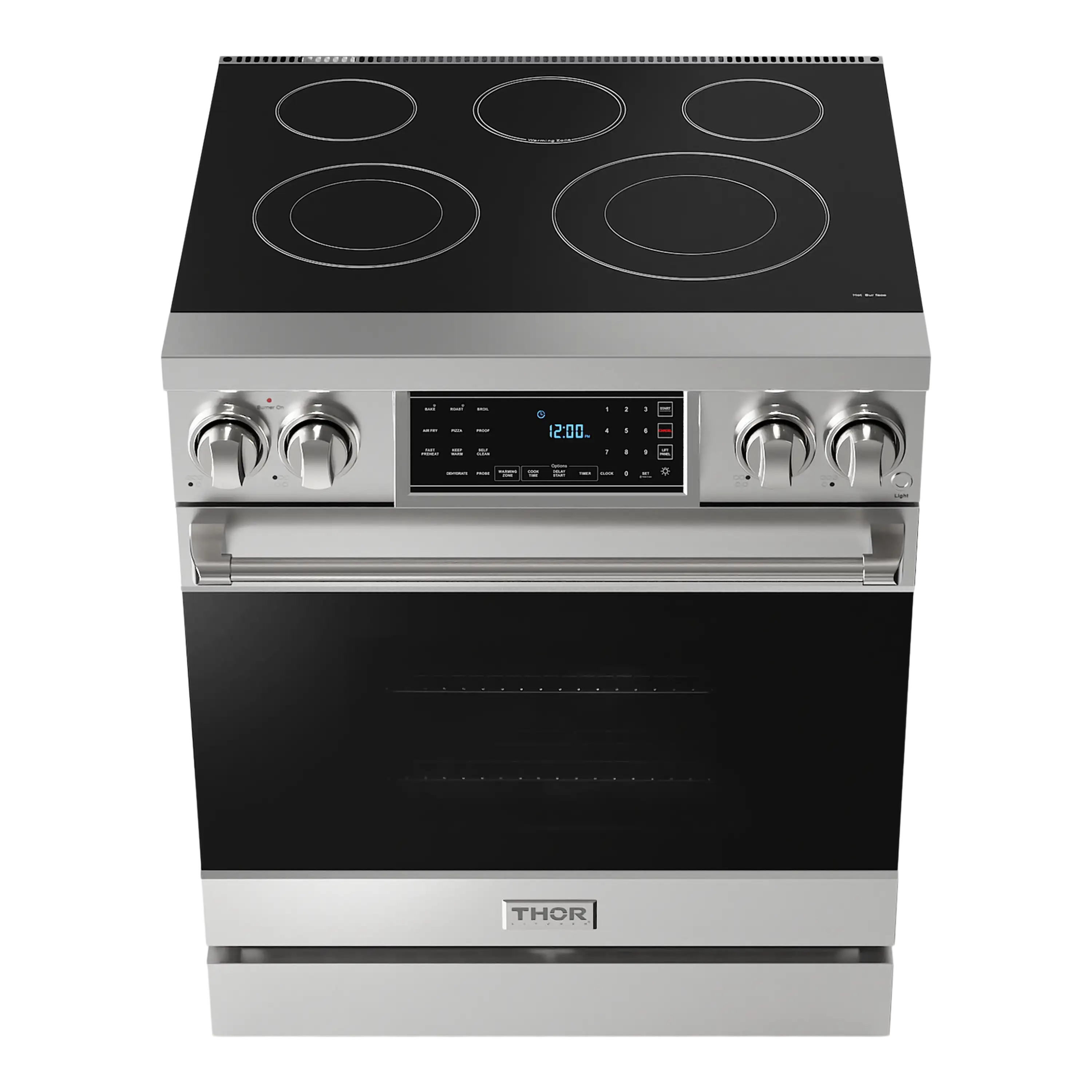 Thor Kitchen 30-Inch Professional Electric Range with Tilt Panel Touch Control in Stainless Steel (RSE30)