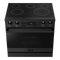 Thor Kitchen 36-Inch Professional Electric Range with Tilt Panel Touch Control in Black (RSE36B)