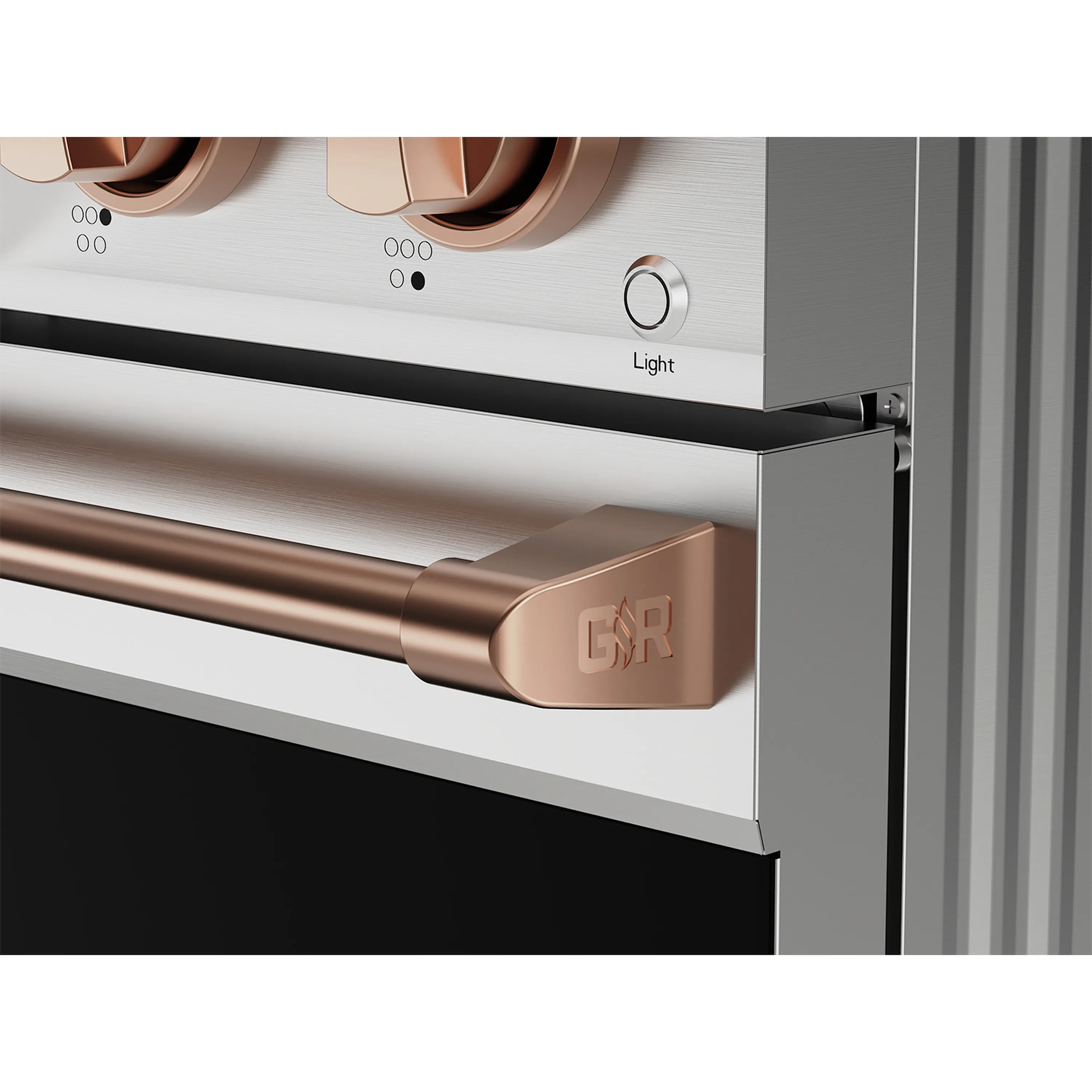 Thor Kitchen 36-Inch Professional Electric Range with Tilt Panel Touch Control in Stainless Steel with Rose Gold Trim (RSE36-RSG)