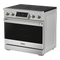 Thor Kitchen 36-Inch Professional Electric Range with Tilt Panel Touch Control in Stainless Steel (RSE36)