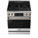 Thor Kitchen 30-Inch Professional Gas Range with Tilt Panel Touch Control in Stainless Steel with Bronze Trim RSG30-BRZLP