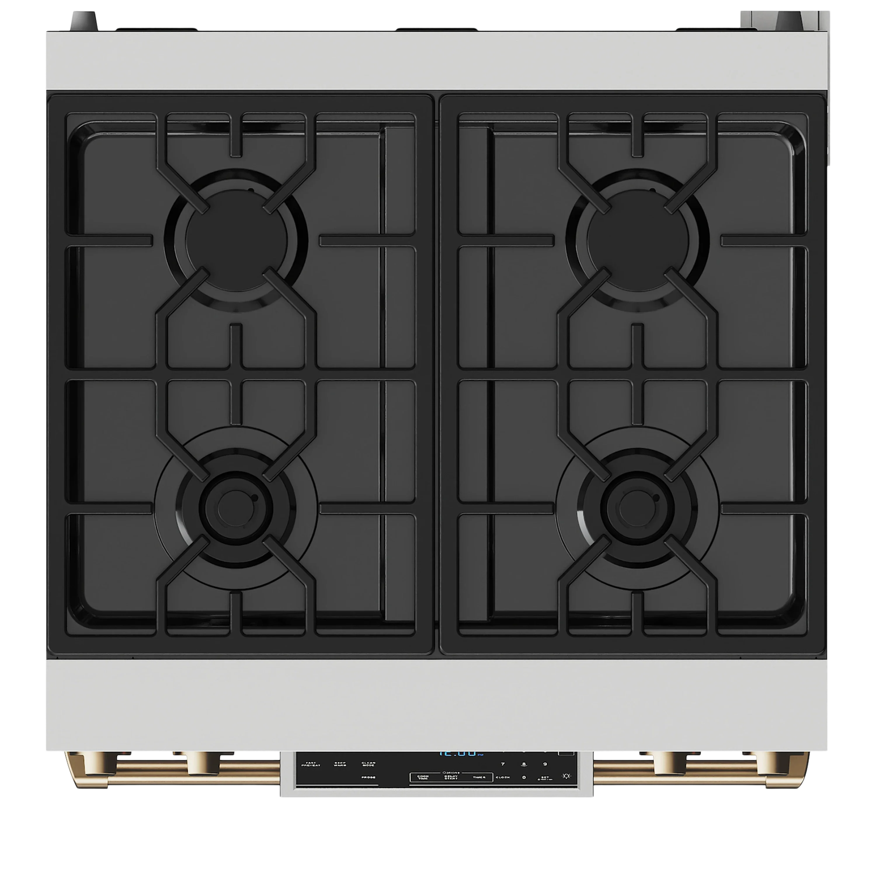 Thor Kitchen 30-Inch Professional Gas Range with Tilt Panel Touch Control in Stainless Steel with Bronze Trim (RSG30-BRZ)