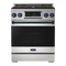 Thor Kitchen Gordon Ramsay Series 30-Inch Professional Gas Range with Tilt Panel Touch Control in Stainless Steel with Navy Blue Trim (RSG30-BLU)