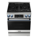 Thor Kitchen 30-Inch Professional Gas Range with Tilt Panel Touch Control in Stainless Steel with Navy Blue Trim (RSG30-BLU)