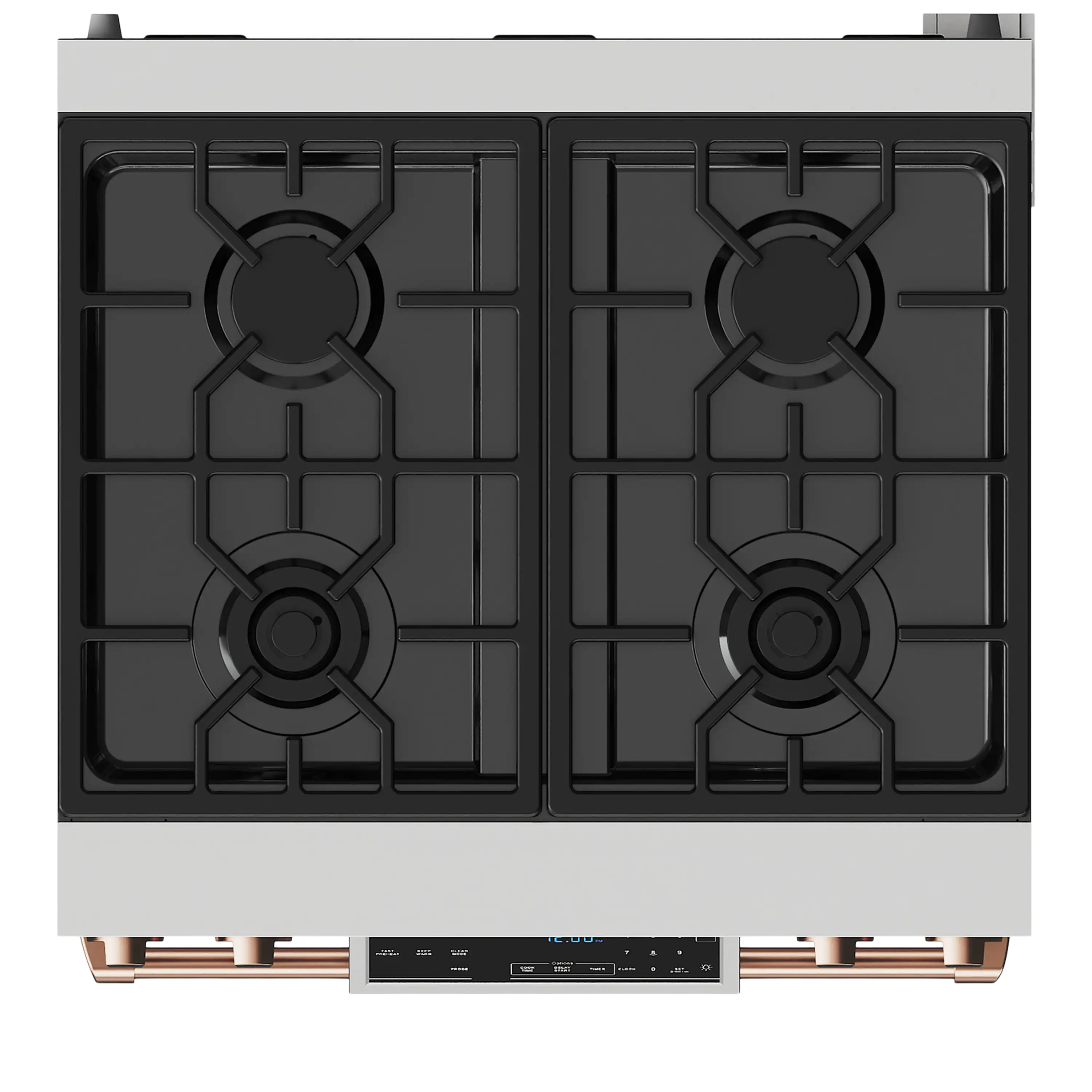 Thor Kitchen 30-Inch Professional Gas Range with Tilt Panel Touch Control in Stainless Steel with Rose Gold Trim  (RSG30-RSG)