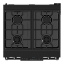 Thor Kitchen 30-Inch Professional Gas Range with Tilt Panel Touch Control in Black RSG30BLP