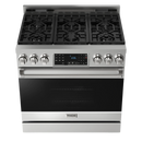 Thor Kitchen 36-Inch Professional Gas Range with Tilt Panel Touch Control in Stainless Steel RSG36LP