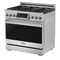 Thor Kitchen 36-Inch Professional Gas Range with Tilt Panel Touch Control in Stainless Steel (RSG36)