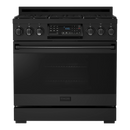 Thor Kitchen Gordon Ramsay Series 36-Inch Professional Gas Range with Tilt Panel Touch Control in Black (RSG36B)