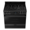 Thor Kitchen 36-Inch Professional Gas Range with Tilt Panel Touch Control in Black RSG36BLP