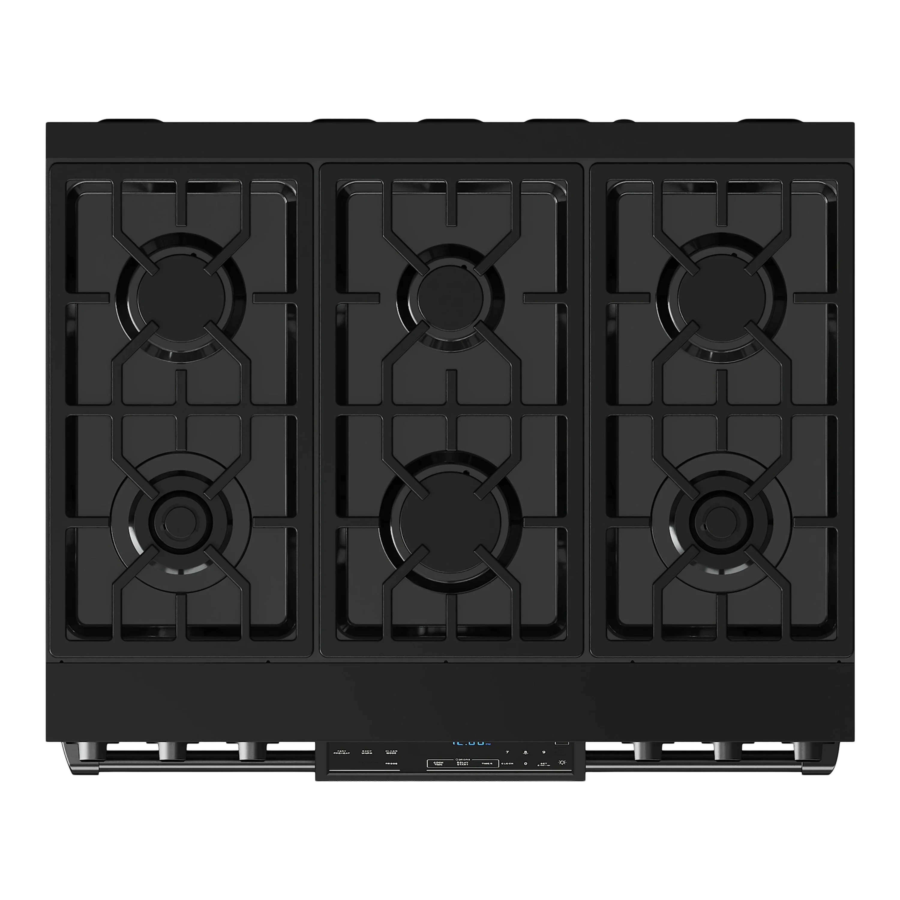 Thor Kitchen 36-Inch Professional Gas Range with Tilt Panel Touch Control in Black (RSG36B)